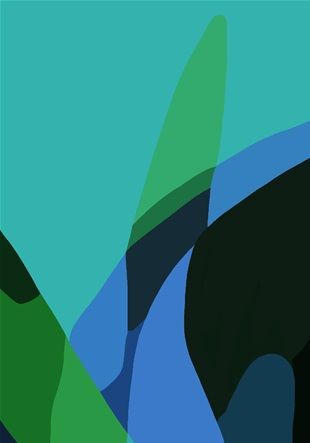 ‘Blue Moon’ printes i 50 x 70 og 70 x 100 cm.