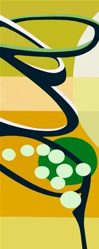 'Shine on until Tomorrow'  print i 50 x 125 cm.