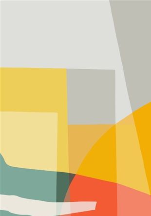 ‘Joyful yellow’  printes i 50 x 70, 70 x 100 og 100 x 140 cm. '