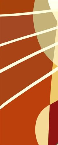 ‘Indian Summer’  print i 50 x 125 cm.