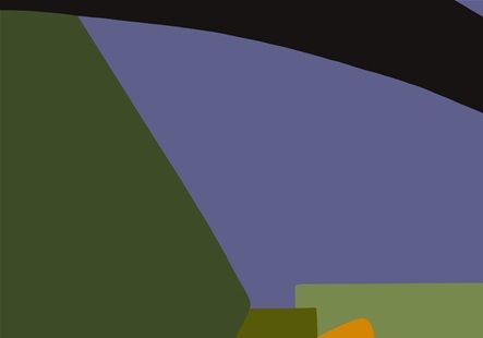 ‘Blå som september’ printes i 50 x 70 og 70 x 100 cm.
