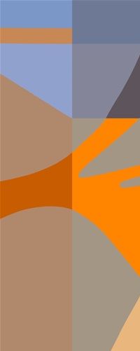 ‘Summertime blues’ print  i 50 x 125 cm.